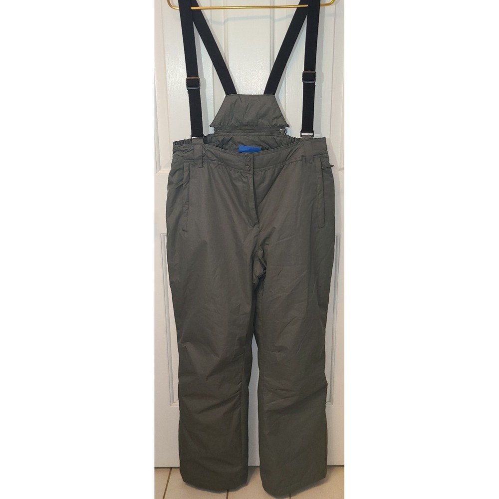 MOUNTAIN WAREHOUSE Women Olive Sz Ski Pants Removable Adjustable Suspenders